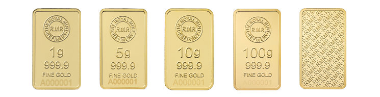 Goldbarren der Royal Mint