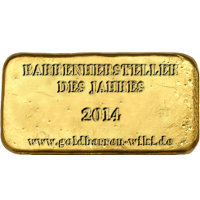 Goldbarren - Hersteller des Jahres 2014