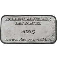 Silberbarren - Hersteller des Jahres 2015
