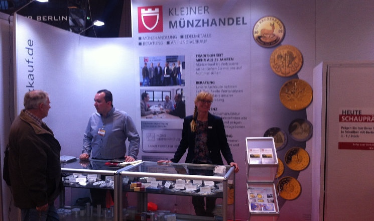 Messestand von Kleiner Muenzhandel auf der WMF