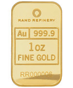 Rand Refinery Goldbarren