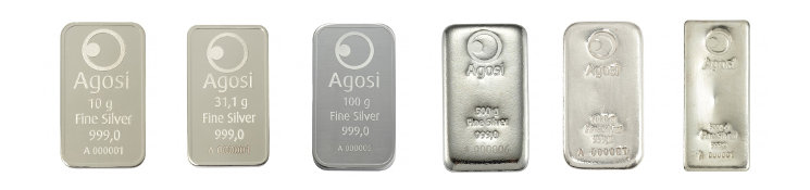 Silberbarren von Agosi